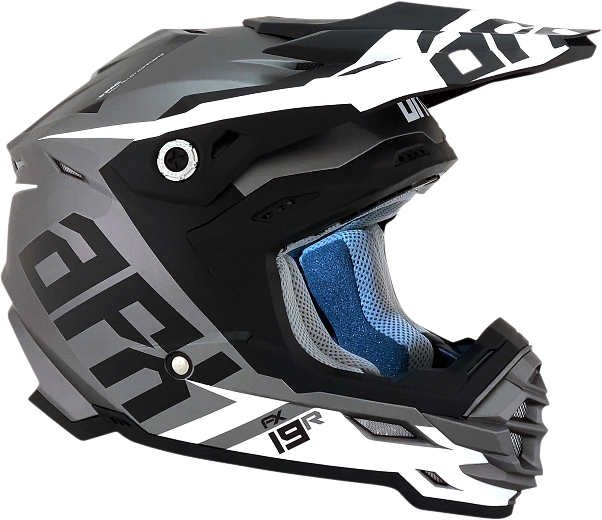 FX-19R Helmet - Racing - Frost Gray - Large