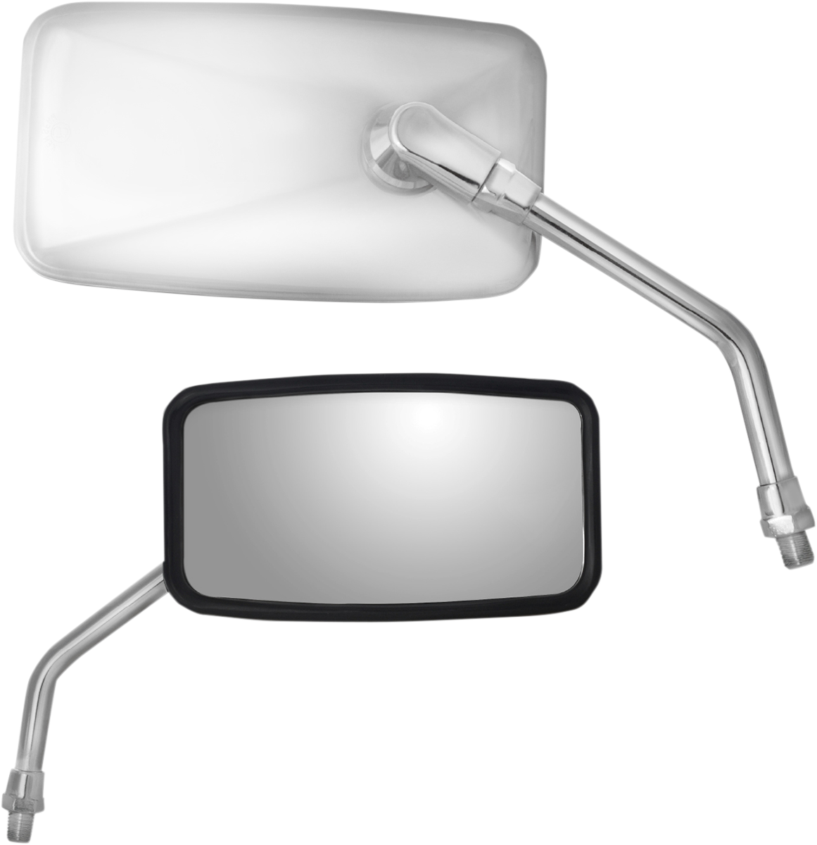 Mirror - Side View - Cruiser - Standard - Rectangular - Stainless Steel