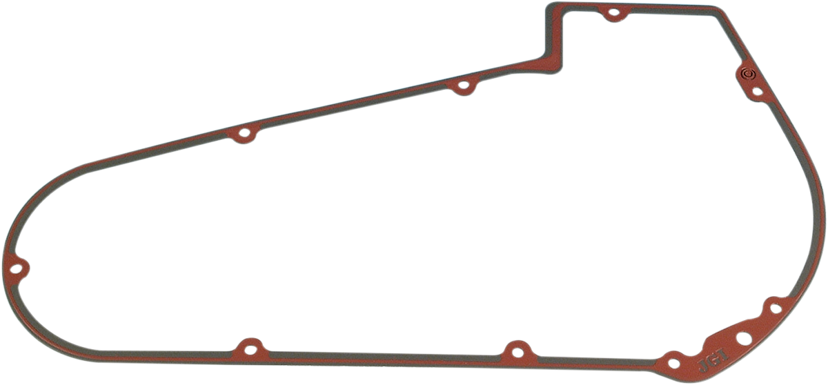 Primary Cover Gasket - 9 Hole - Rigid Mount 0.062\" paper with Silicone Bead - Big Twin 1965 - 1988