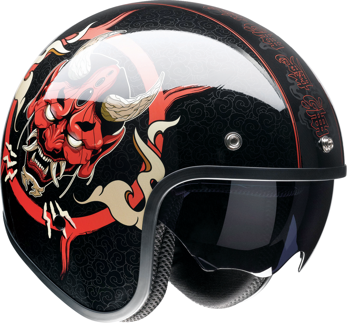 Saturn Helmet - Devilish - Gloss Black/Red - XL