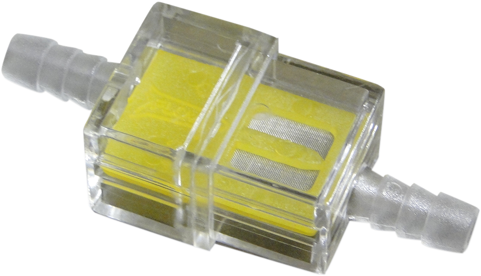 In-Line Fuel Filters - Yellow - 1/4\" - Display of 21