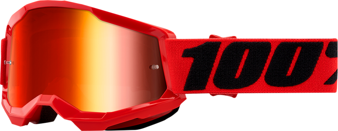 Youth Strata 2 Goggles - Red - Red Mirror