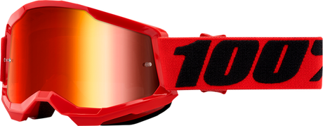 Youth Strata 2 Goggles - Red - Red Mirror