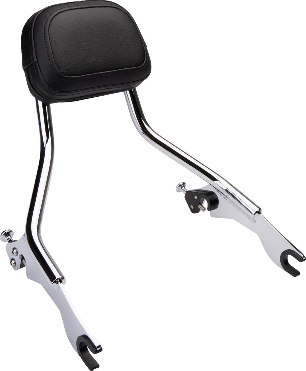 Detachable Backrest - Chrome - Short - FLH/FLT 2009 - 2020