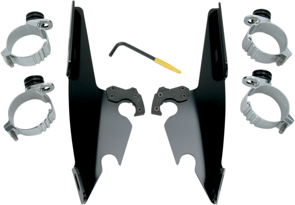 Fats/Slim Trigger Lock Mounting Kit - Black - Dyna 2006 - 2023