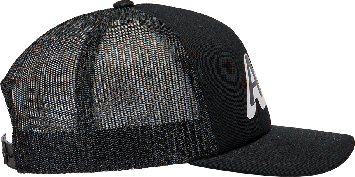 Delivery Trucker Hat - Black/Black - One Size