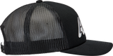 Delivery Trucker Hat - Black/Black - One Size