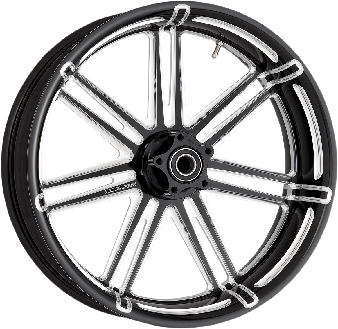 Wheel - 7-Valve - Rear - Single Disc/With ABS - Black - 18x5.5 2008 - 2022