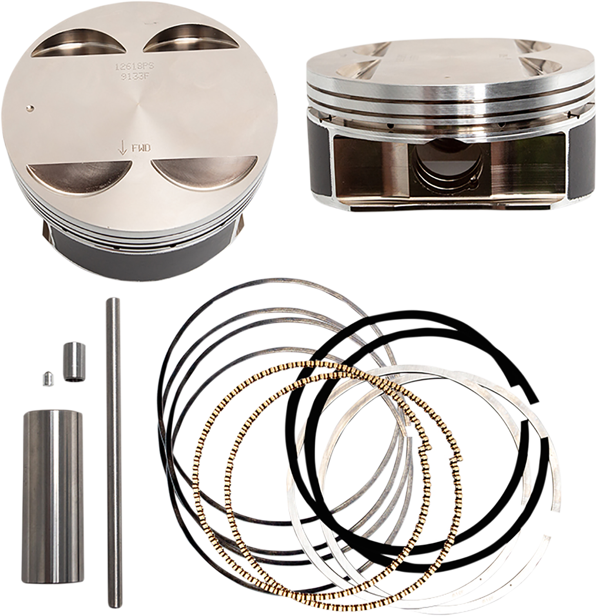 Big Bore Piston Kit - 124\" - +.010 - M8 2017 - 2022