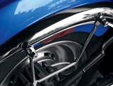 Saddlebag Support - Chrome - Harley 1984 - 2019