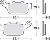 LS Brake Pads - 881LS 2015 - 2017