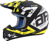 FX-17Y Helmet - Attack - Matte Black/Hi-Vis Yellow - Small