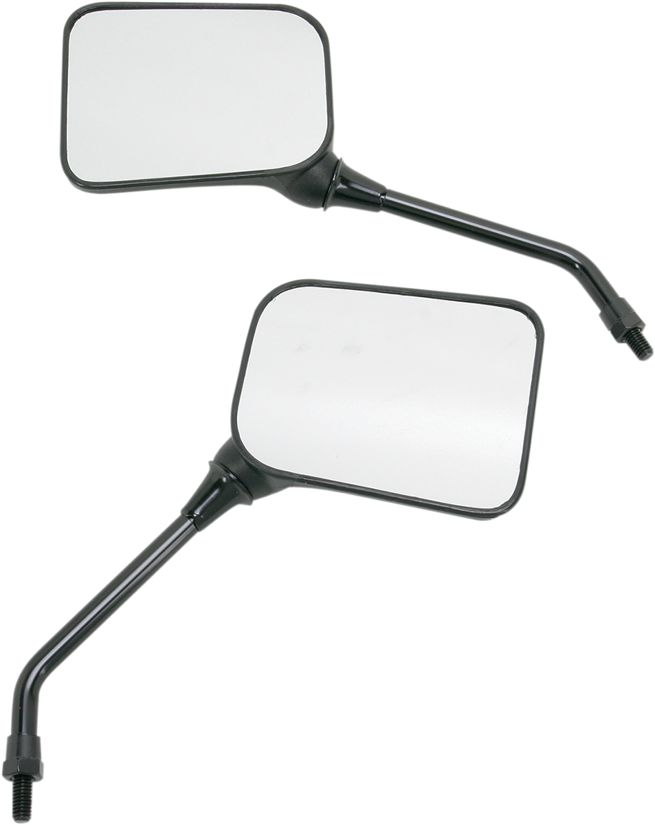 Mirror - Side View - Universal - Rectangle - Black