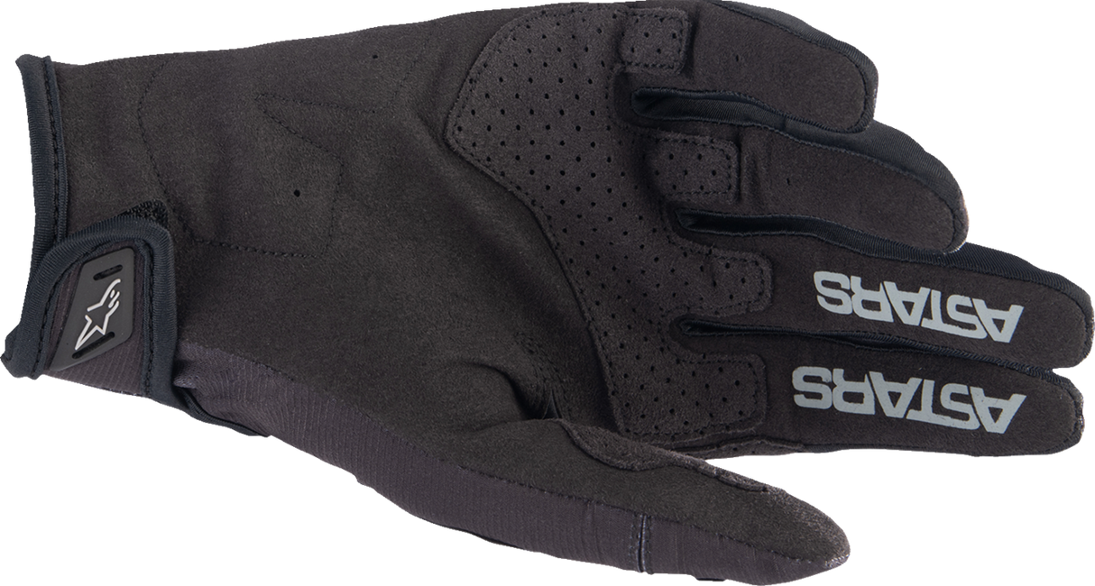 Techstar Gloves - Black/Brushed Silver - 2XL