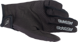 Techstar Gloves - Black/Brushed Silver - Medium