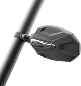 Mirror - Photon - Side View - Oval - Black/Silver - 2\"