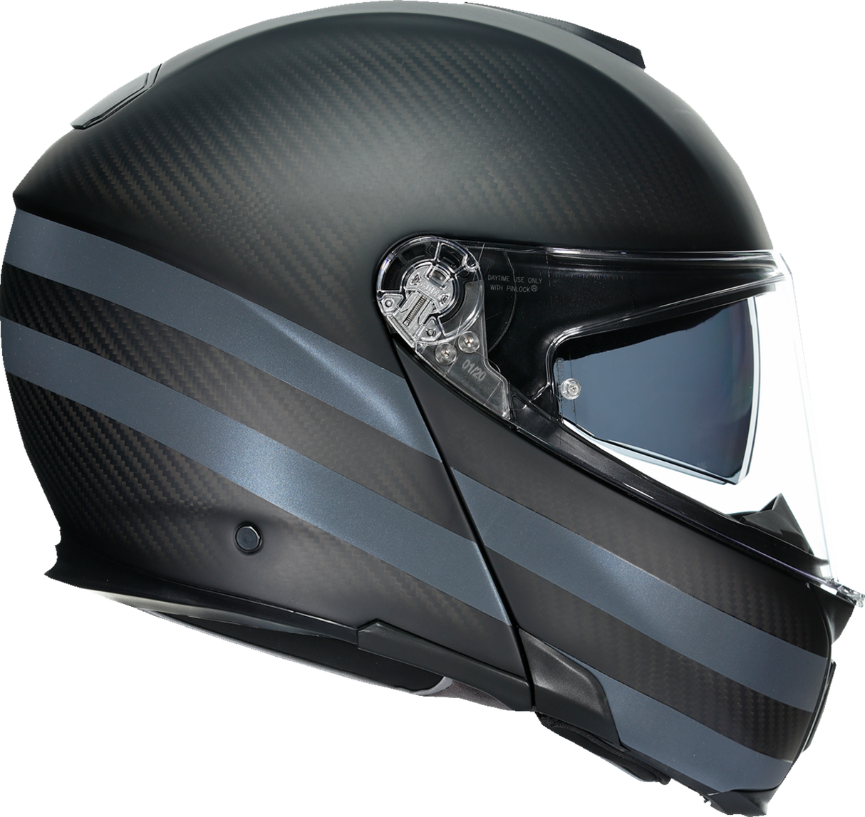 SportModular Helmet - Dark Refractive - Carbon/Black - Large