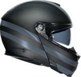 SportModular Helmet - Dark Refractive - Carbon/Black - XL