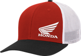 Honda Wing Hat - Red/Black/White