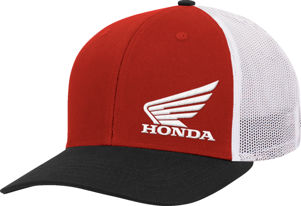 Honda Wing Hat - Red/Black/White