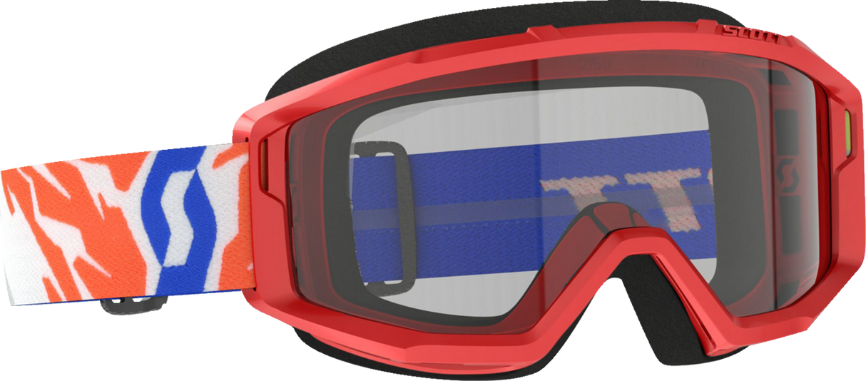 Youth Primal Goggles - Red - Clear