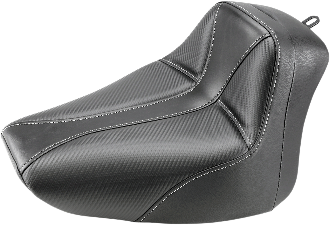 Dominator Solo Seat - w/o Backrest - Black w/ Gray Stitching - FLS/FXS \'00-\'06 2000 - 2006