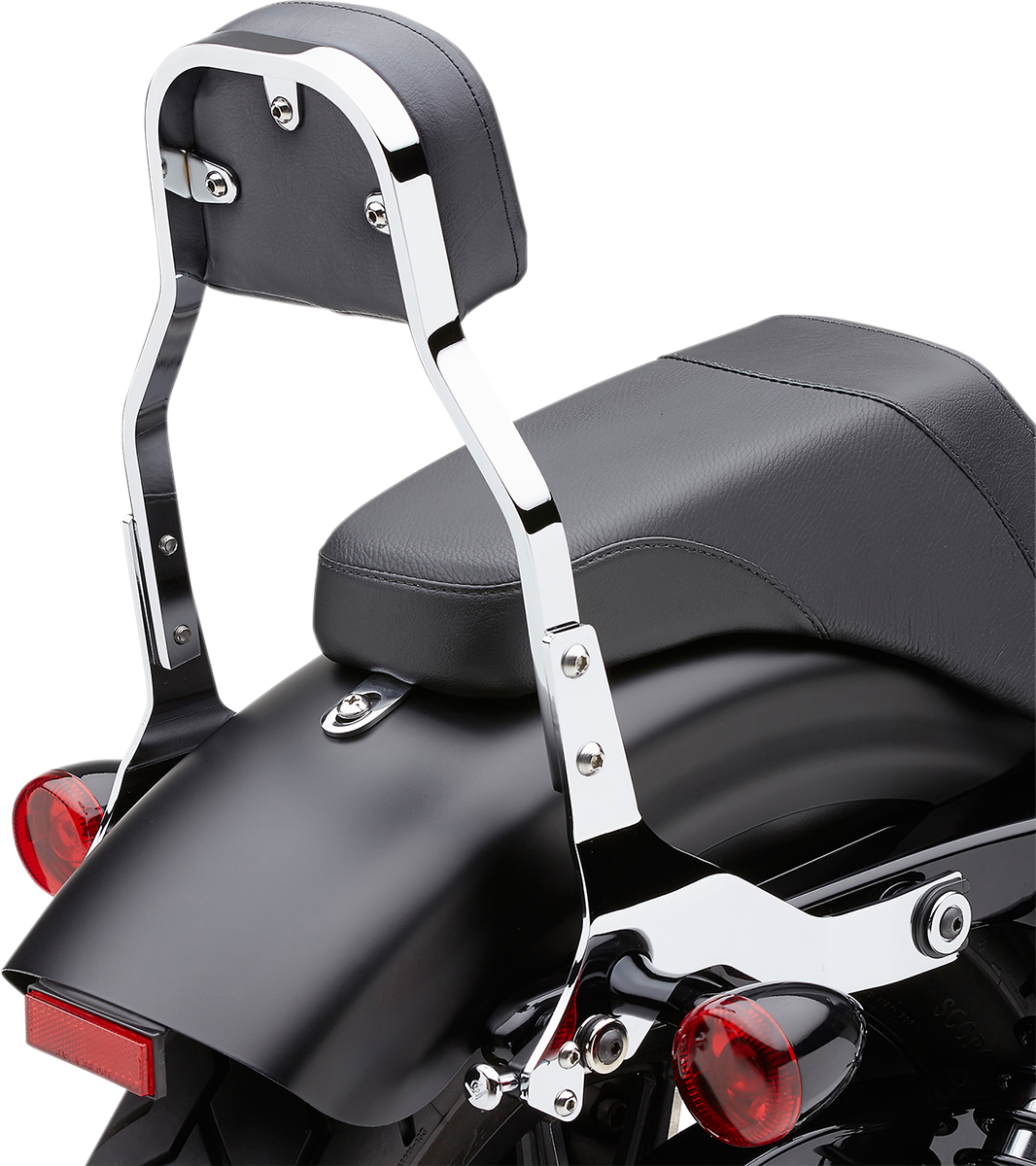 Backrest Kit - 11\" - Chrome - XL 2004 - 2019