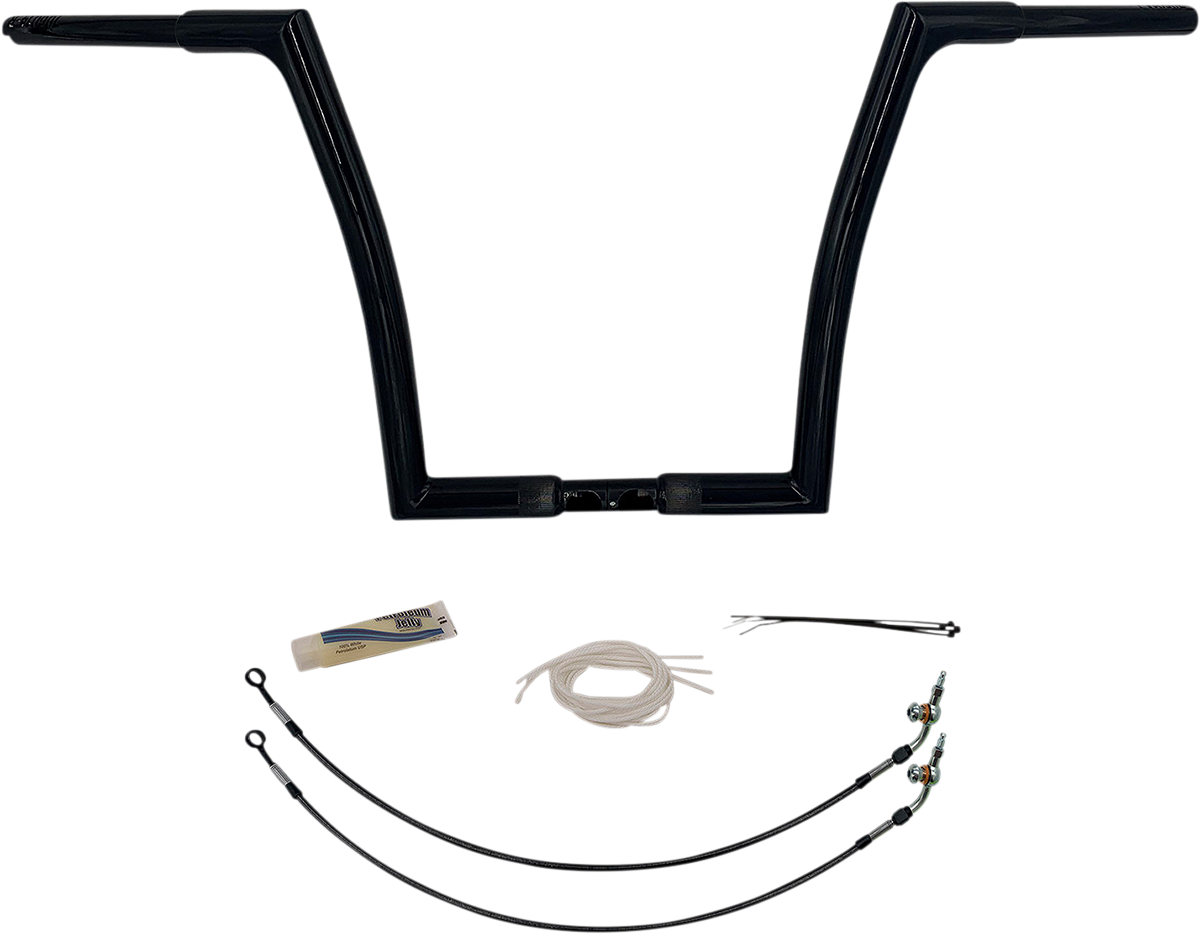 Handlebar Kit - Flat Top - 14\" - Black 2015 - 2020