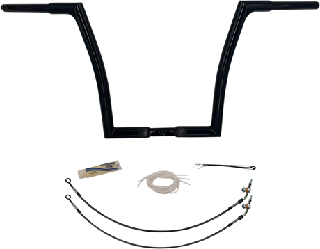 Handlebar Kit - Flat Top - 14\" - Black 2015 - 2020