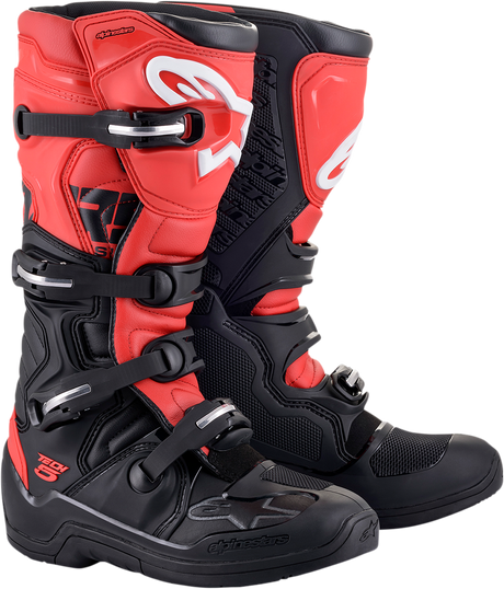 Tech 5 Boots - Black/Red- US 9