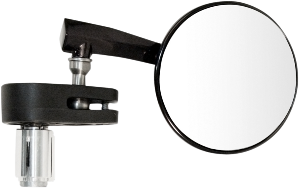 Mirror - Side View - Round - Black - Right