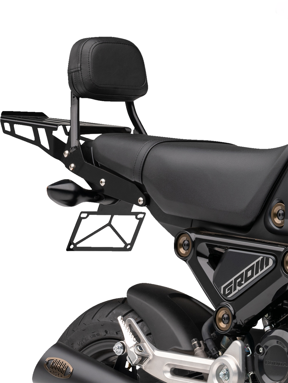 Sissy Bar Luggage Rack - Black - Grom 2022 - 2023