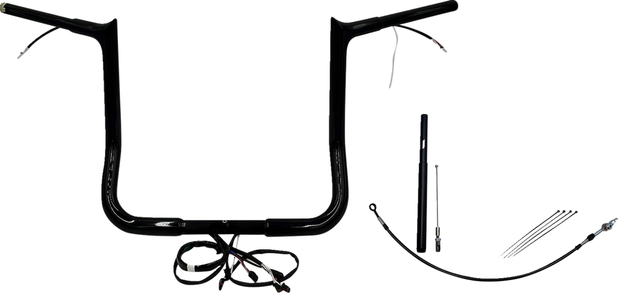 Handlebar Kit - Pointed Top - 14\" - Black 2021 - 2022