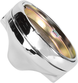 7\" Side Mount Headlamp Shell - Chrome