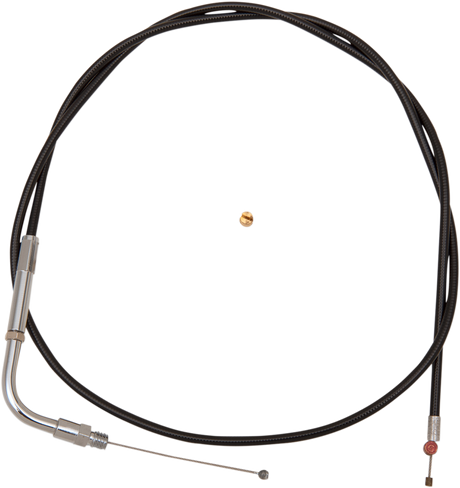 Throttle Cable - +6\" - Black 1983 - 1989