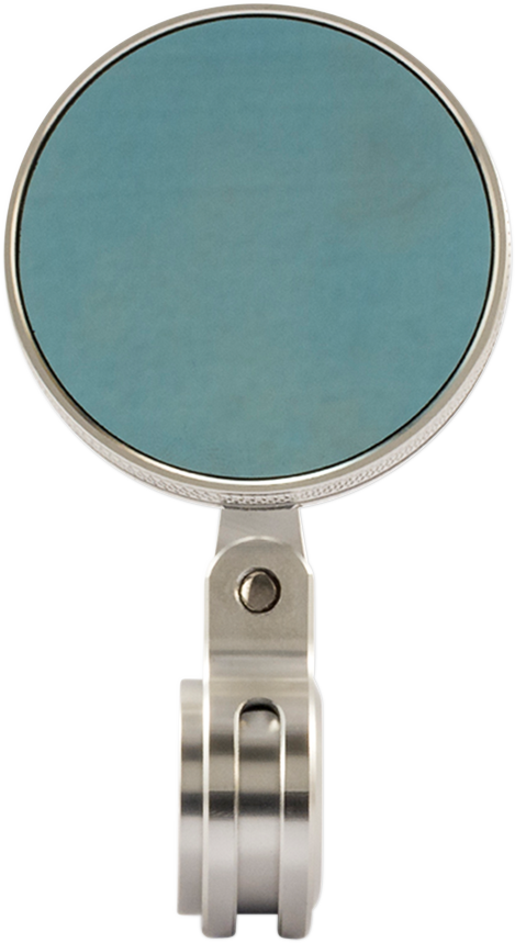 Mirror - Tracker - Rear View - Round - Silver 2009 - 2023