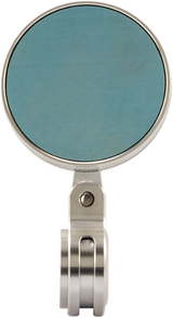 Mirror - Tracker - Rear View - Round - Silver 2009 - 2023