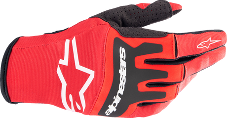 Techstar Gloves - Warm Red/Black - Small