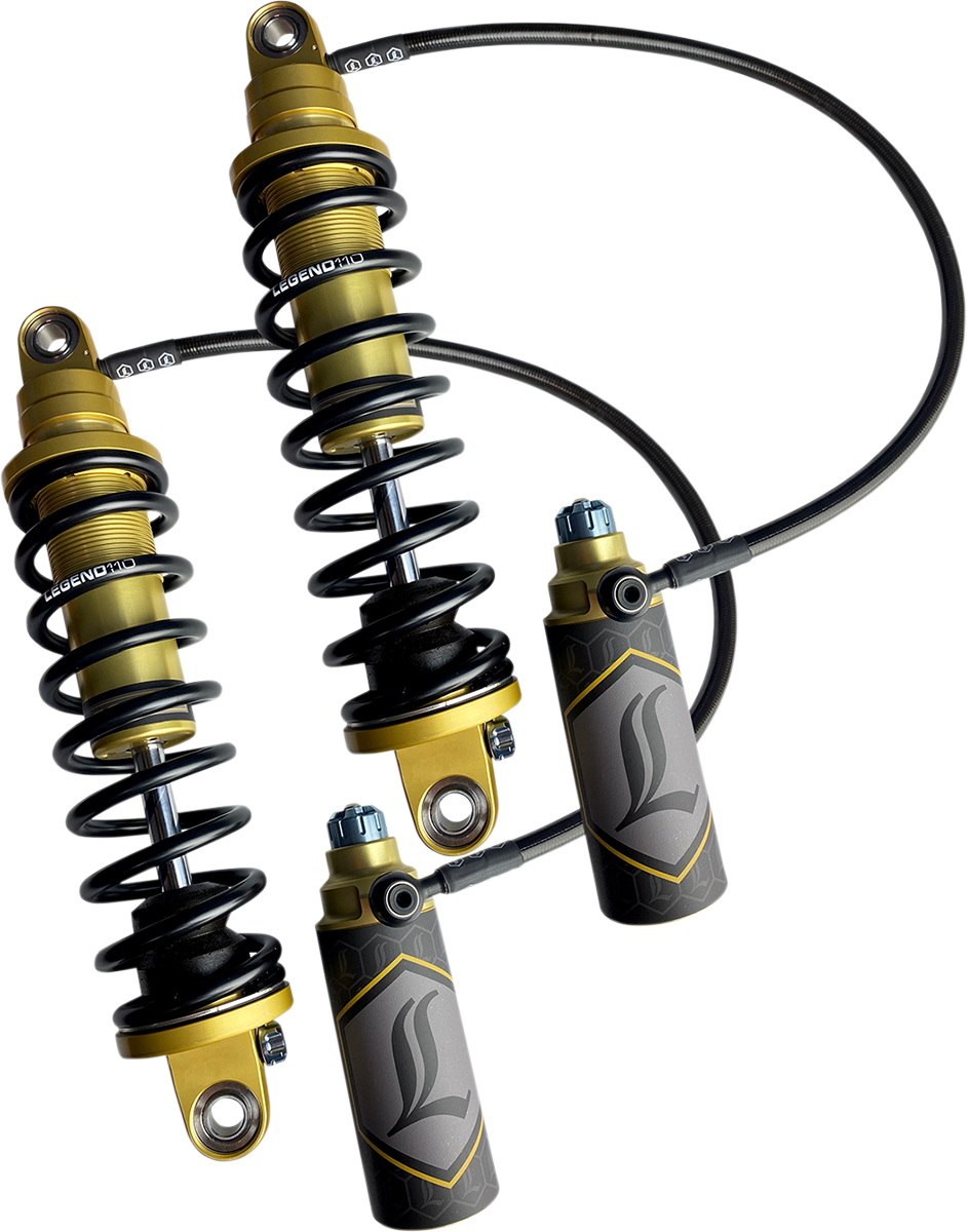 REVO ARC Remote Reservoir Shocks - Heavy Duty - Gold - 13\" 1999 - 2008