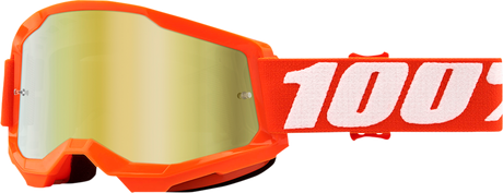 Strata 2 Goggles - Orange - Gold Mirror