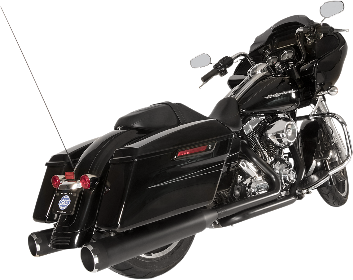 El Dorado Dual Exhaust System - Black - Black Thruster 2009 - 2016