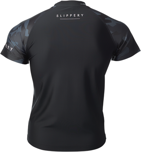 Rashguard Short-Sleeve Underwear - Black/Camo - Large