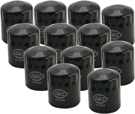 Oil Filters - Black - 12-Pack 1999 - 2023