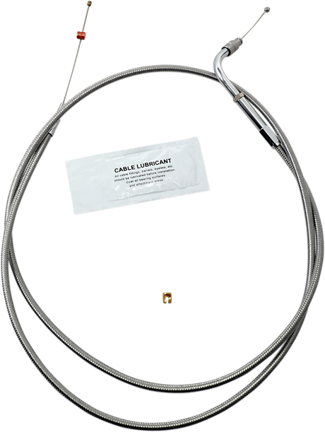 Throttle Cable - +10\" - Stainless Steel 2002 - 2007