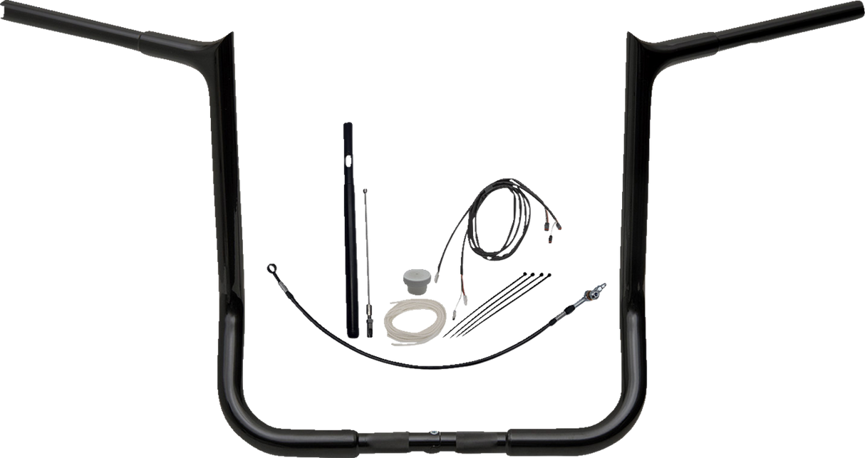 Handlebar Kit - Pointed Top - 16\" - Black 2021 - 2022