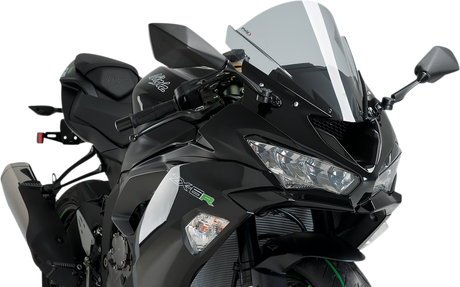 Race Windscreen - 13-3/4\" - Smoke - ZX-6R 2008 - 2023