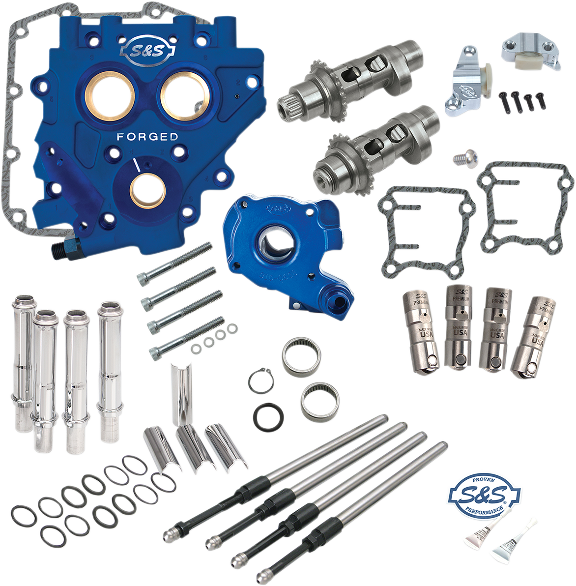 Cam Chest with Plate Kit - 585CE - Easy Start Cams - Twin Cam 2006 - 2017