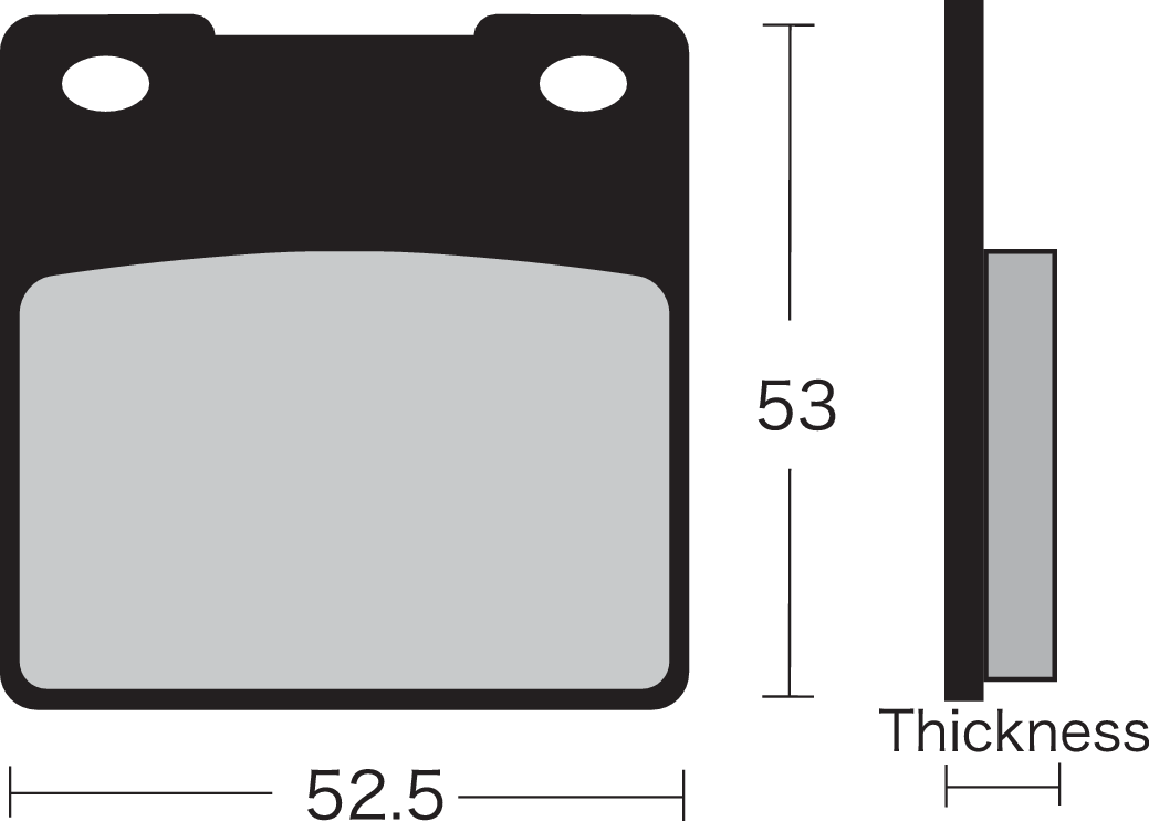 Semi-Metallic Brake Pads 1989 - 2006