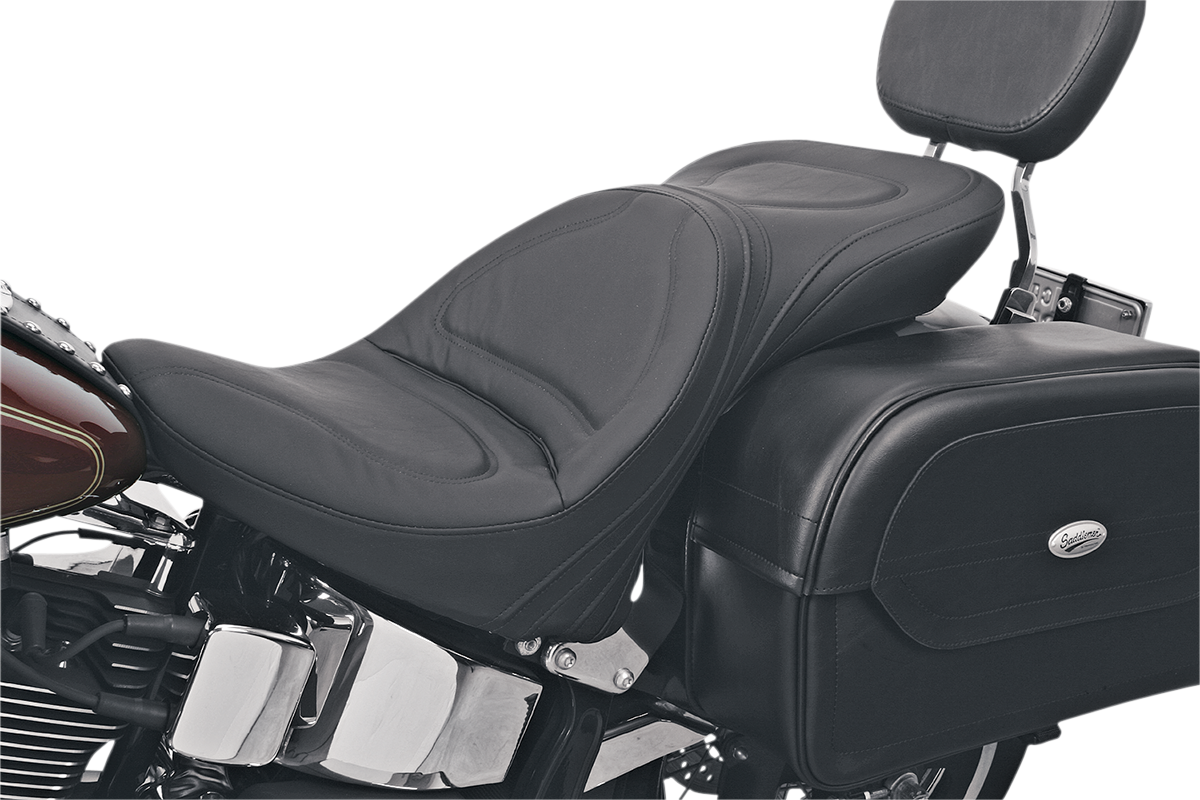 Seat - Explorer™ - Without Backrest - Stitched - Black - Softail 2000 - 2006