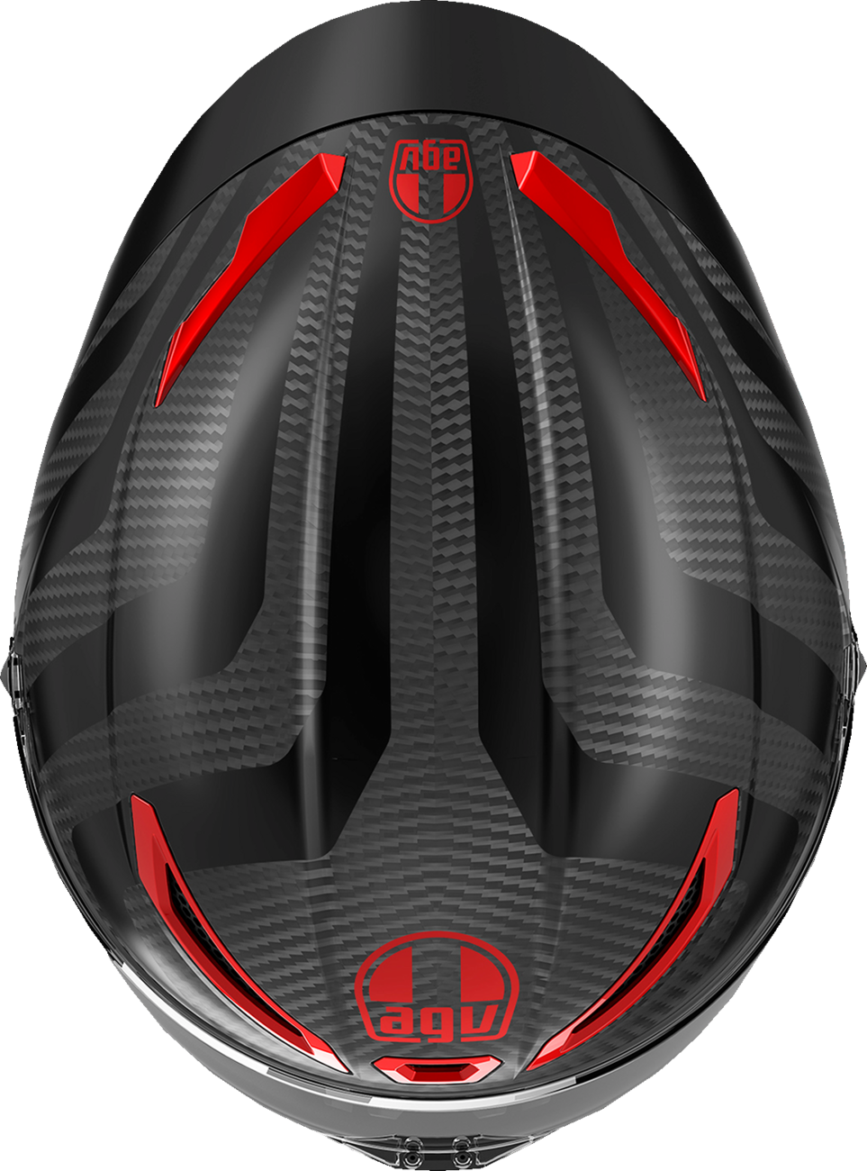 Pista GP RR Helmet - Intrepido - Matte Carbon/Black/Red - Small